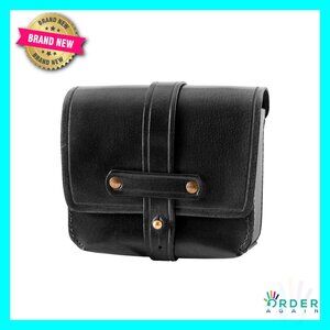 Medieval Belt Bag Buffalo Leather Fanny Pack Reenactment LARP Renaissance